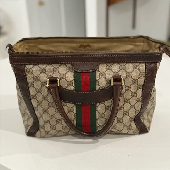 Gucci Vintage “Boston Tote”. - Picture 14 of 17